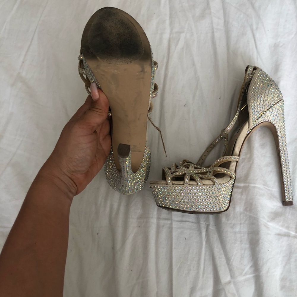 Steven Madden Rhinestone heels - Picture 3 of 3